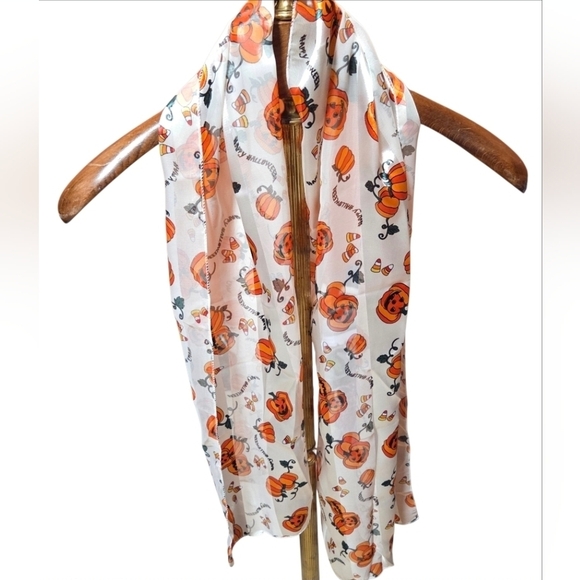 Unbranded Accessories - Halloween Pumpkin Print Scarf